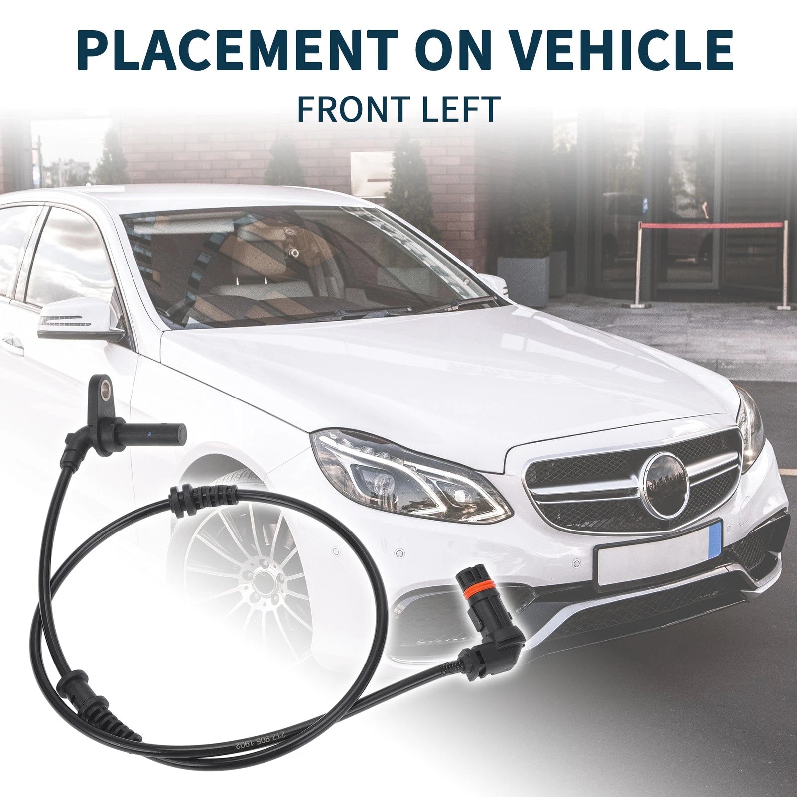 Front Left ABS Wheel Speed Sensor for Mercedes-Benz E-Class W212 (2009–2016) No.A2129051902