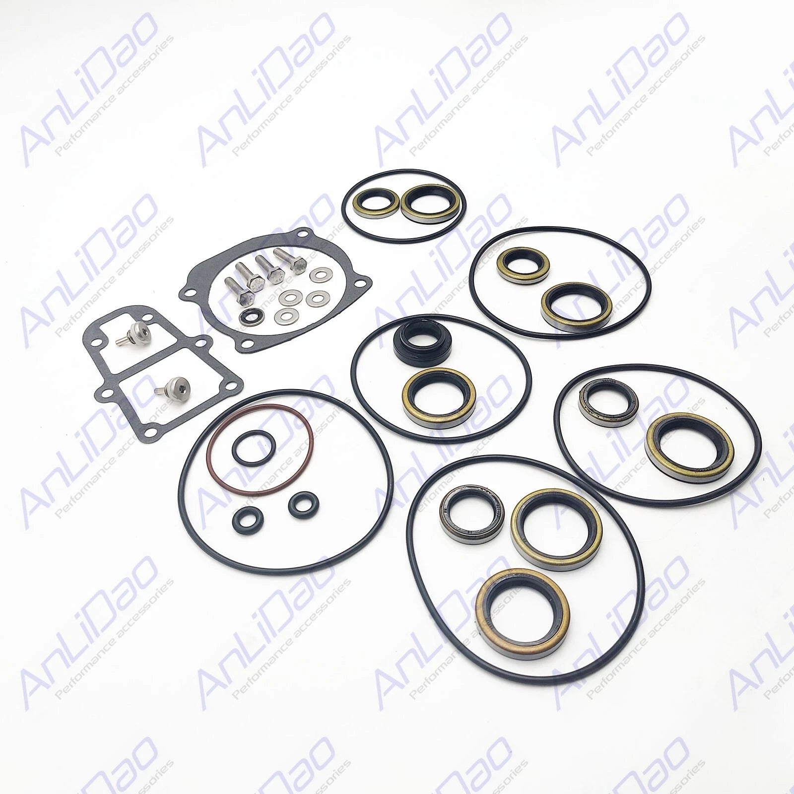 Gearcase Lower Unit Seal Kit for Evinrude Johnson Outboard (5006373, 5000411)