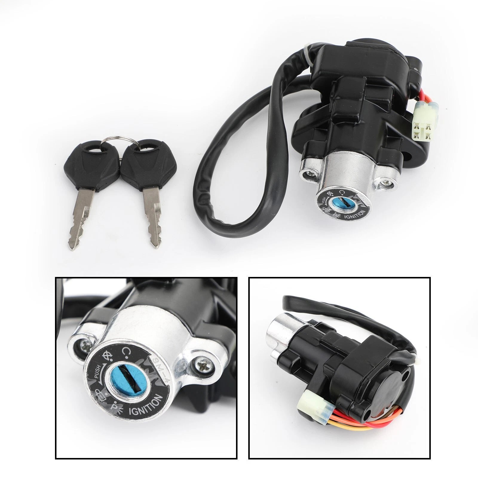 Ignition Switch Lock & Keys Kit for Suzuki SFV650/SV650/SV1000/GSXR1000 (2003–2019)