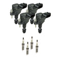 Set of 4 NGK Ignition Coils & Platinum Spark Plugs for Cobalt Equinox HHR (2005–2013)
