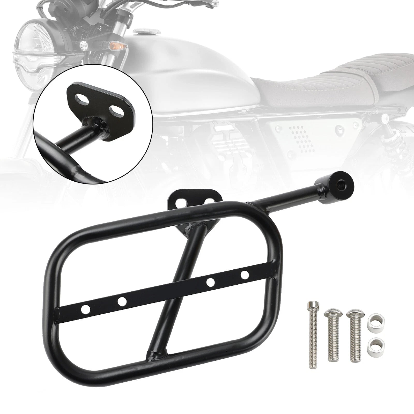 Side Saddle Bag Mounting Bracket Right for Guzzi V9 Bobber Roamer (2018–2024)