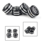4 x Black Head Bolt Covers for Harley Sportster 883 XL (1986-2017)
