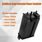 Charcoal Canister for Nissan Titan NV1500 (2016–2019) 149507S00A