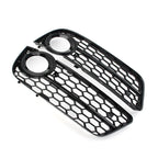 Honeycomb Mesh Fog Light Grille Covers for Audi A5 (2008-2011)