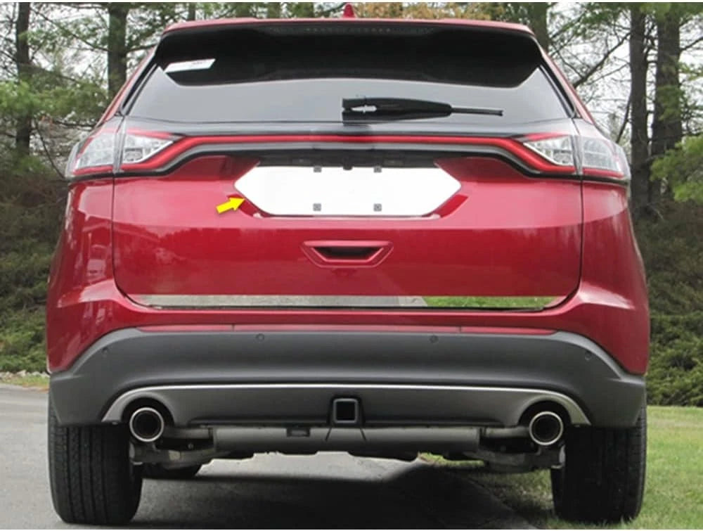 License Plate Bezel Stainless Steel (1pc) for 2015-2018 Ford Edge SUV