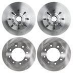 Front and Rear Disc Brake Rotors for Ford F-250 Super Duty (2005–2007)