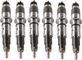 Set of 6 Fuel Injectors 0445120231 3976372 for Cummins QSB6.7 (2008–2018)