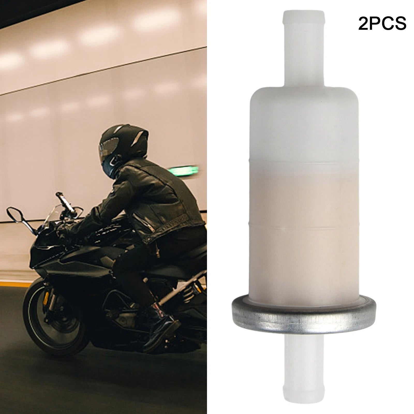 Fuel Filter for Honda Hawk 650 (9.5mm or 3/8" Fuel Lines)