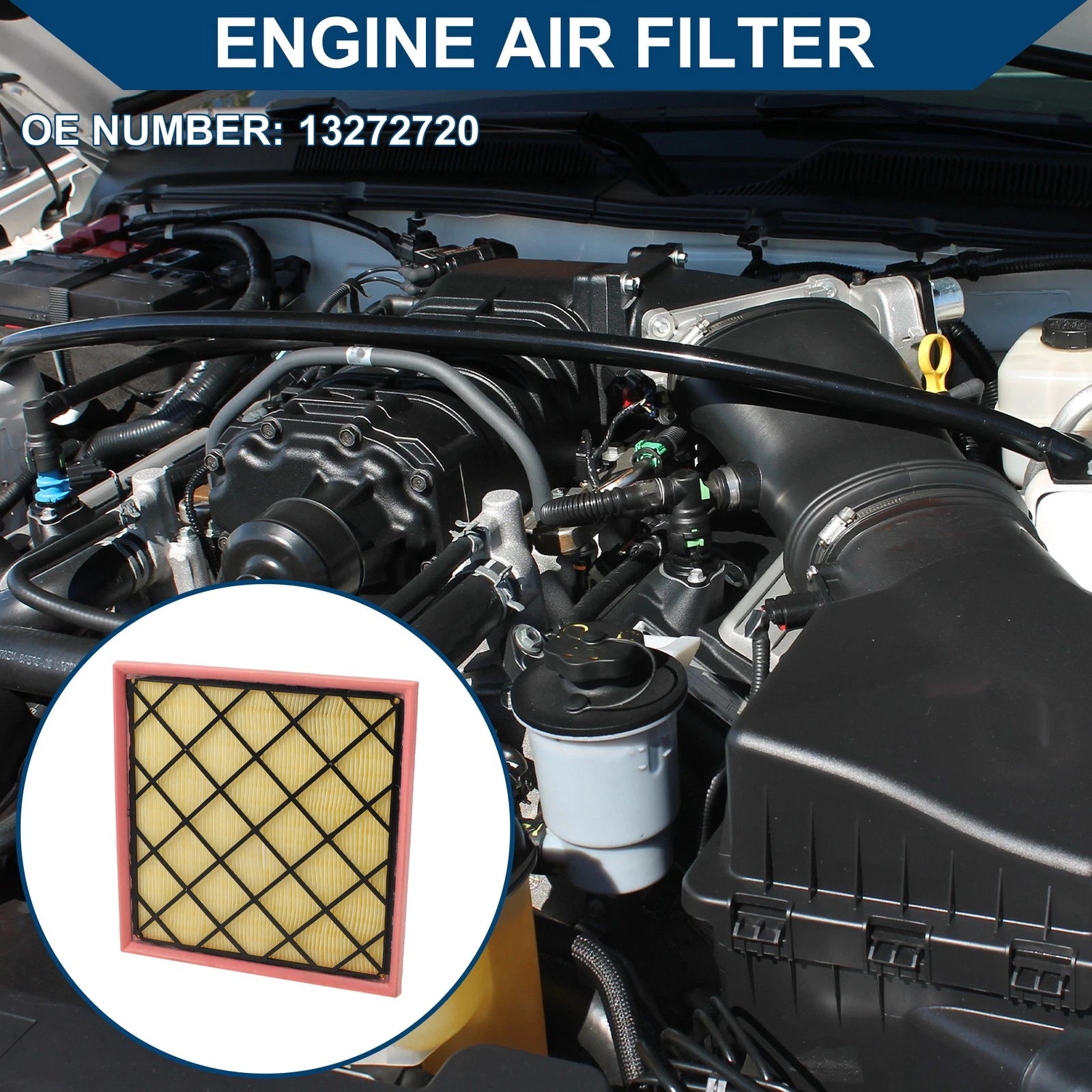 Air Filter No.13272720 for Chevrolet Cruze 1.8L (2011–2015)