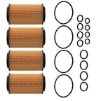 4PCS Oil Filters for Mercedes-Benz E-Class W212 W211 (2009–2018)