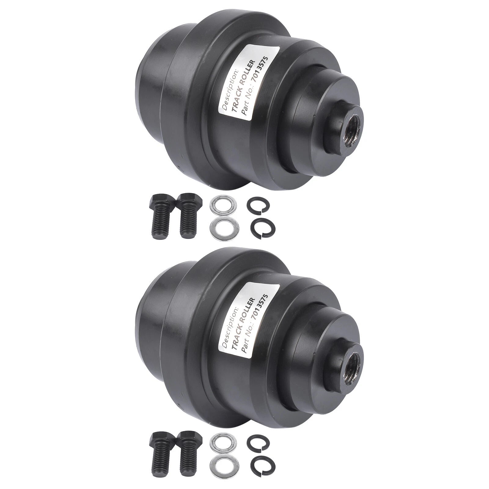 Pair Track Rollers for Bobcat E25 E35Z 225 231 331 335 430 (Fits 2010-2023)