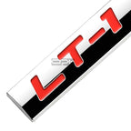 3D Polished Red LT1 Metal Emblem Decal for Chevrolet