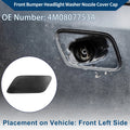 Front Left Washer Nozzle Cover Cap for Audi Q7 (2016–2021) 1 Pcs