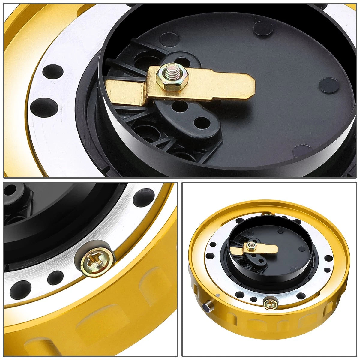 Steering Wheel Quick Release Hub Adapter Kit for Gold (J2 Engineering)