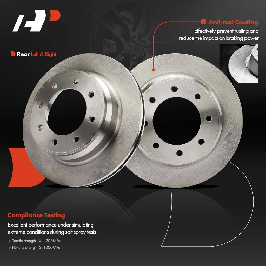 Rear Side Disc Brake Rotor for Nissan NV1500 NV2500 NV3500 (2012–2021)