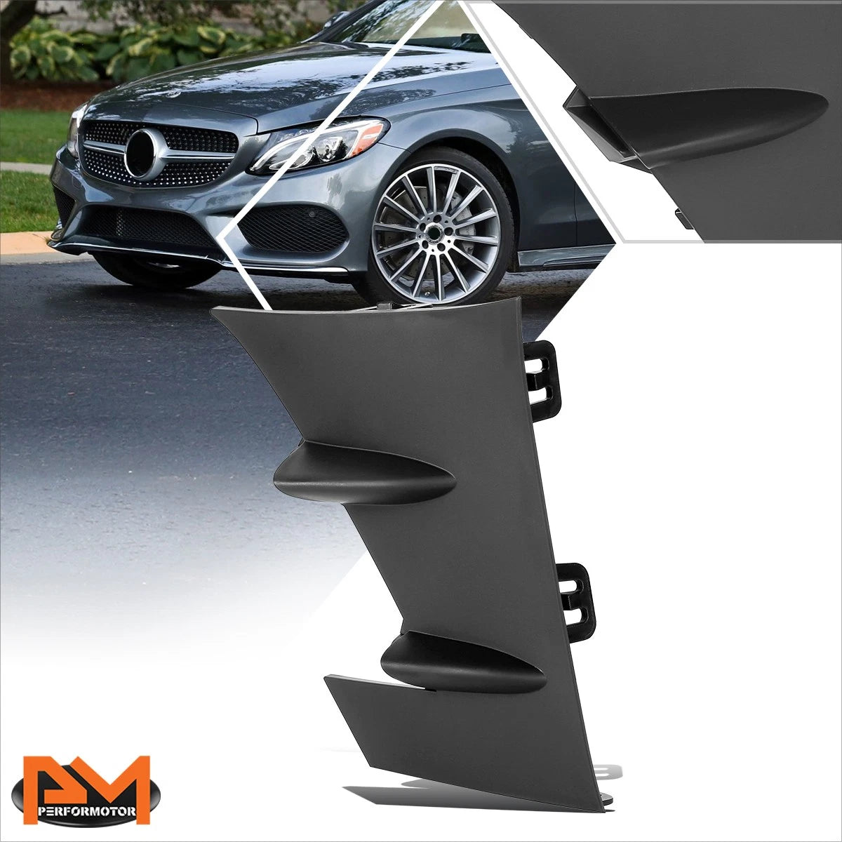 Chrome Front Bumper Cover Molding for Mercedes-Benz GLC300 (2016–2019)