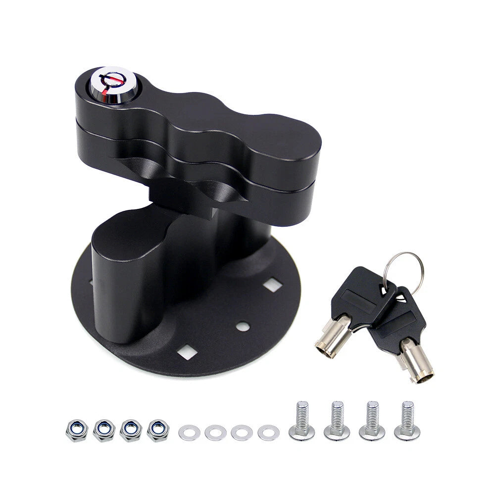 Water Pack Gas Can Mount Bracket for RX Fuel Tank (Black, with Key)