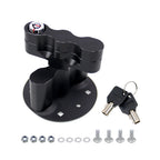 Water Pack Gas Can Mount Bracket for RX Fuel Tank (Black, with Key)