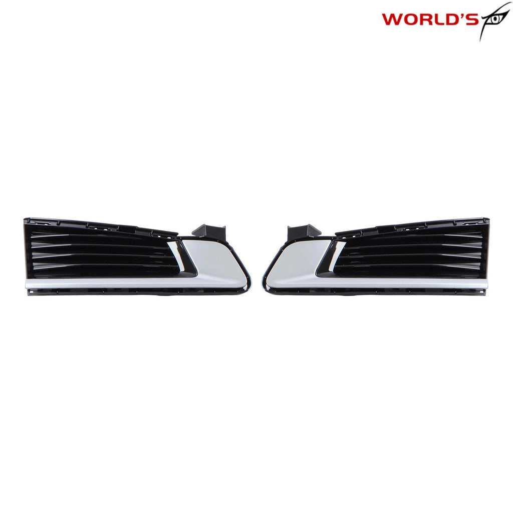 Set of 2 Matte Chrome Fog Light Covers for Cadillac CTS (2014–2019)