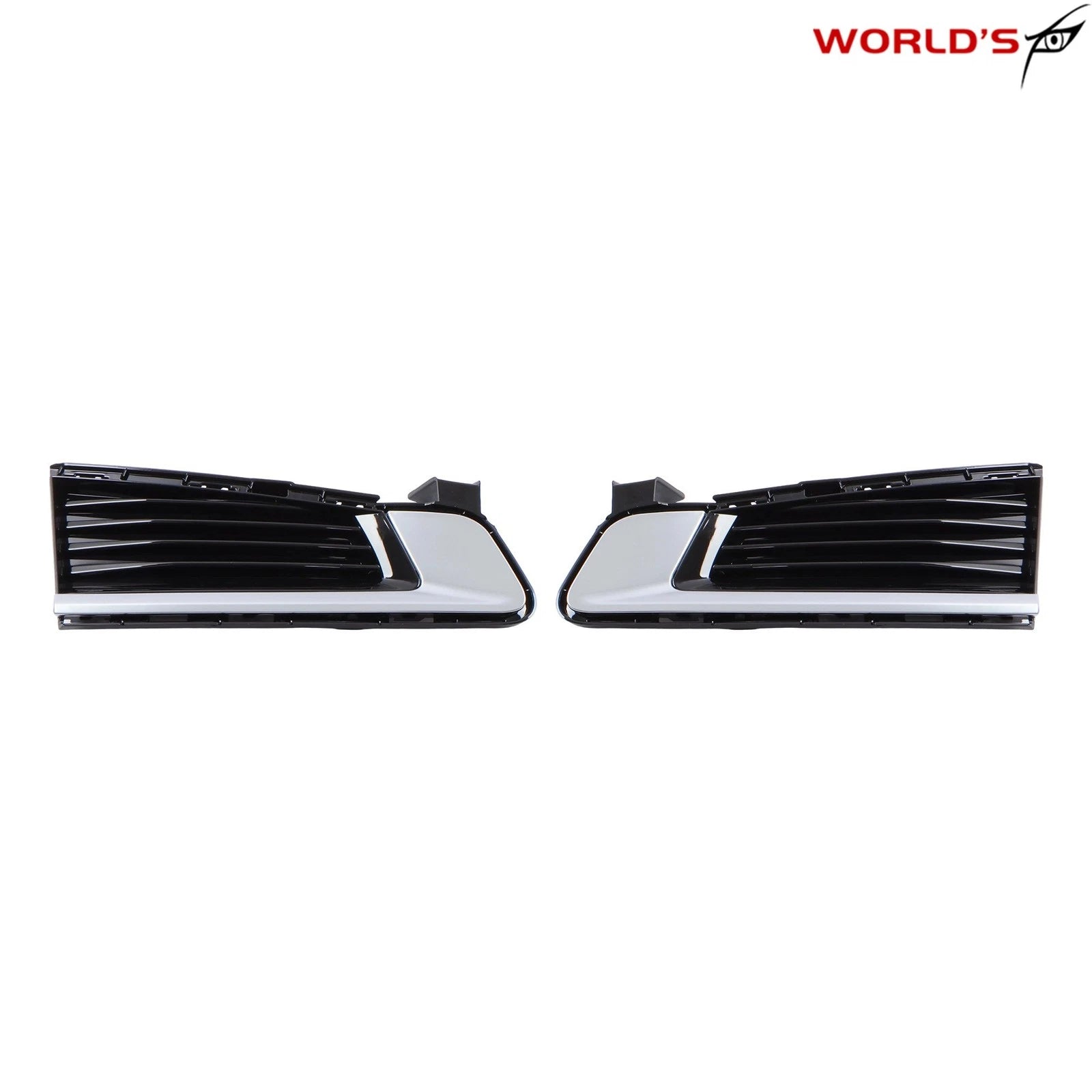 Set of 2 Matte Chrome Fog Light Covers for Cadillac CTS (2014–2019)