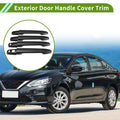 Exterior Door Handle Cover Trim for Nissan Sentra (2020–2025) Carbon Fiber Black