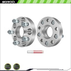 2X 1" 25mm Hubcentric Wheel Spacers 5x4.5 for Honda Civic Accord CR-V Acura TSX (2001–2023)