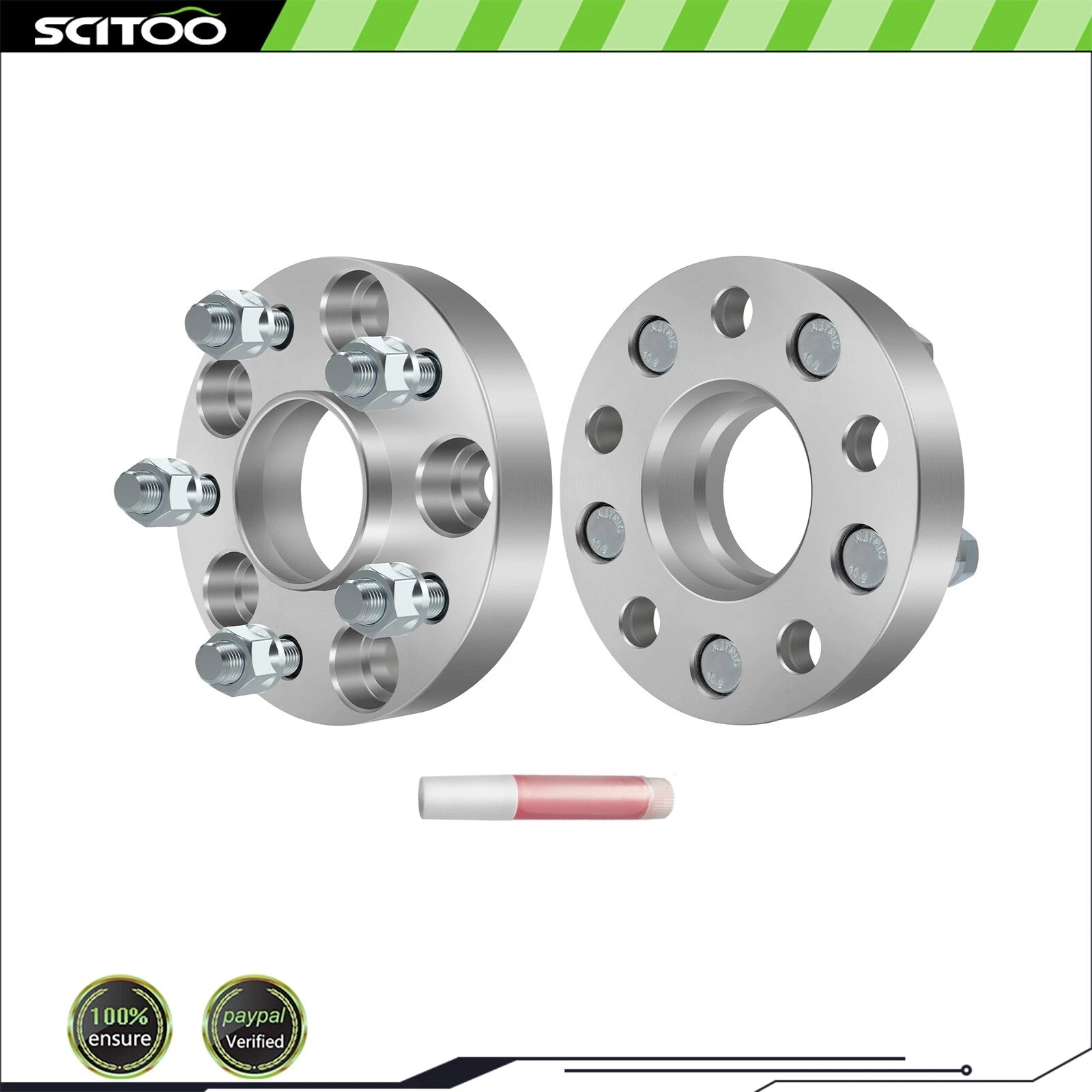 2X 1" 25mm Hubcentric Wheel Spacers 5x4.5 for Honda Civic Accord CR-V Acura TSX (2001–2023)
