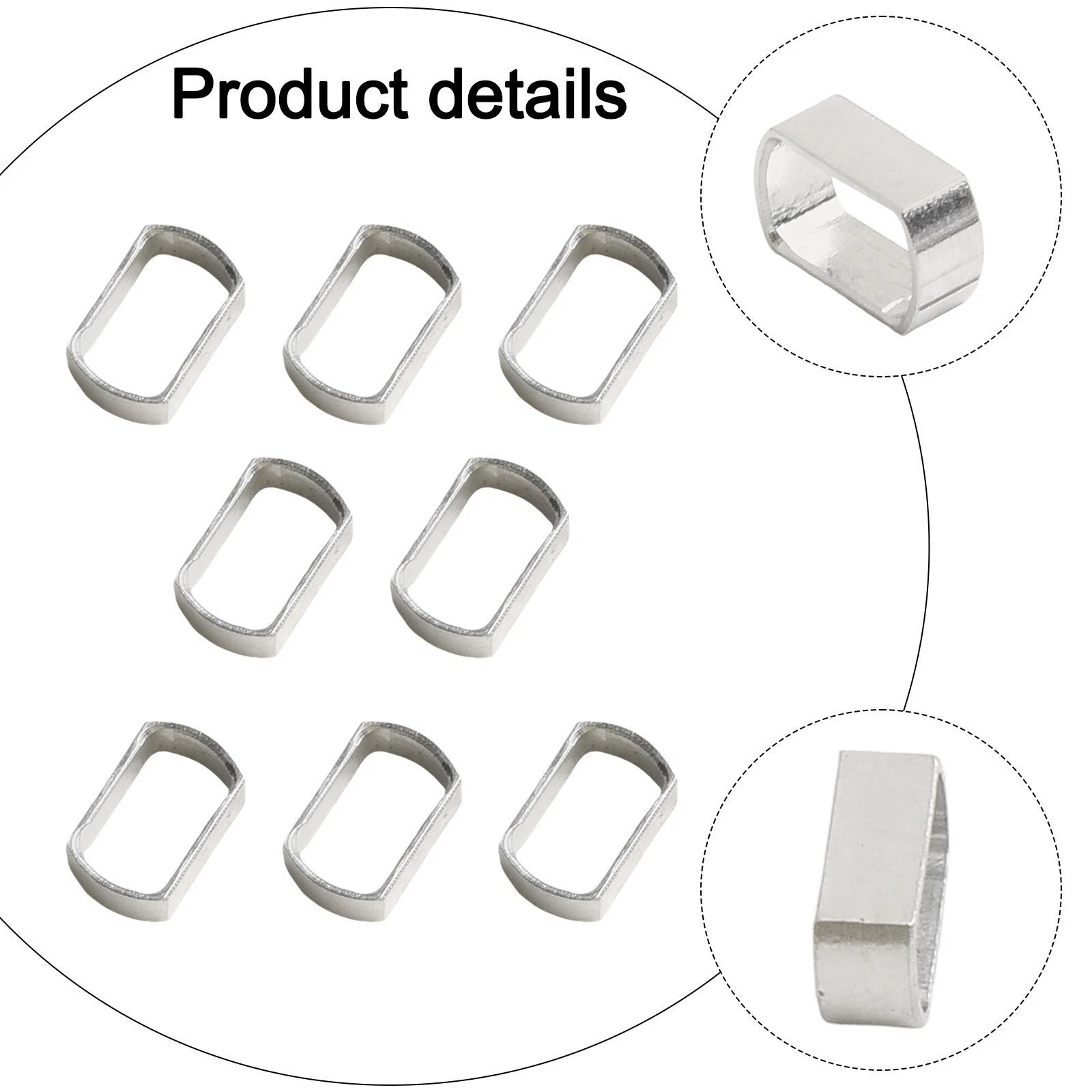 Set of 8 Handle Adaptors for Fishing Equipment