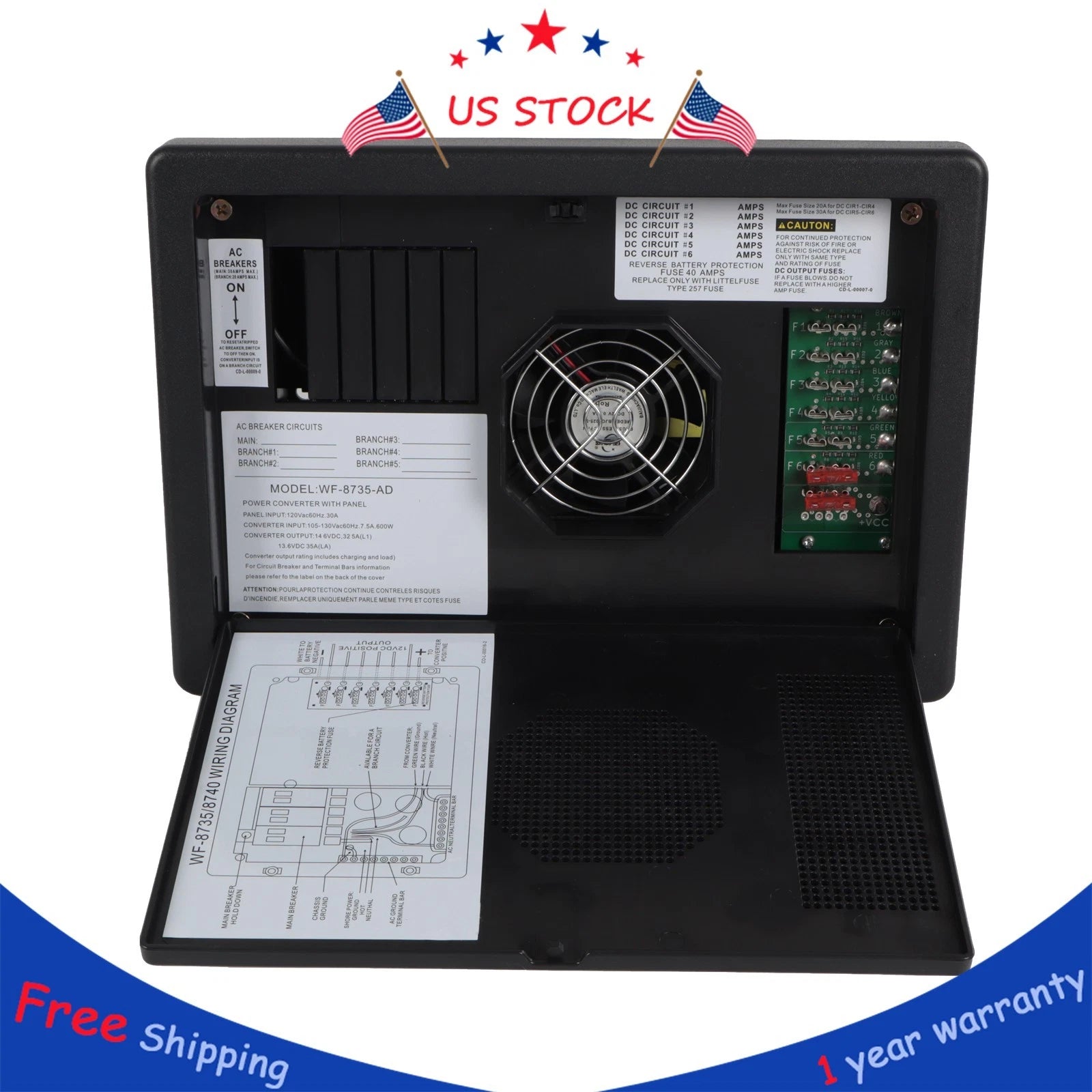 30 Amp RV Power Converter for RV 