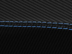 Carbon Fiber Console Lid Armrest Cover for Lexus SC300 (1992–2000) Blue Stitch