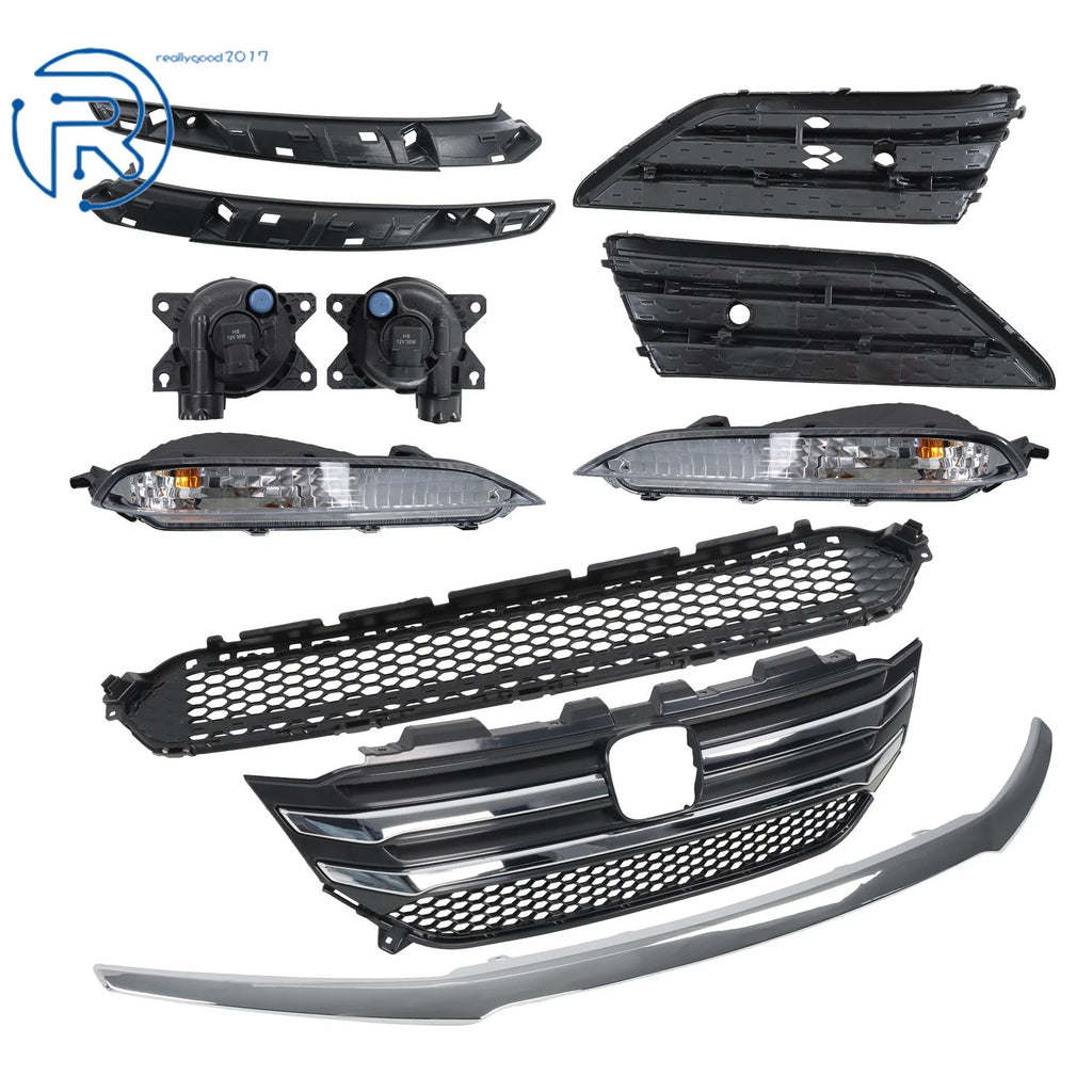 Grille & Fog Light Package for Honda Pilot Elite Touring (2016-2018)