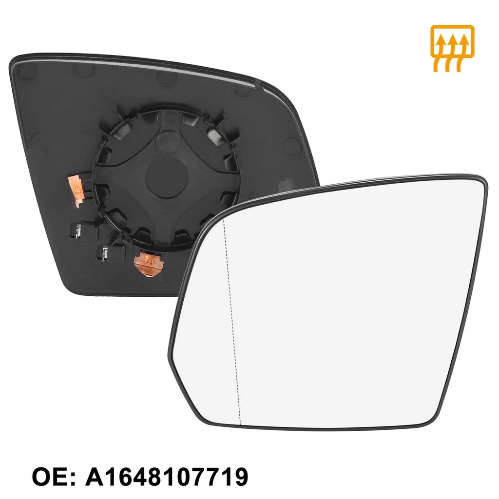 Heated Left Rearview Mirror Glass A1648107719 for Mercedes-Benz M-Class (2005–2011)