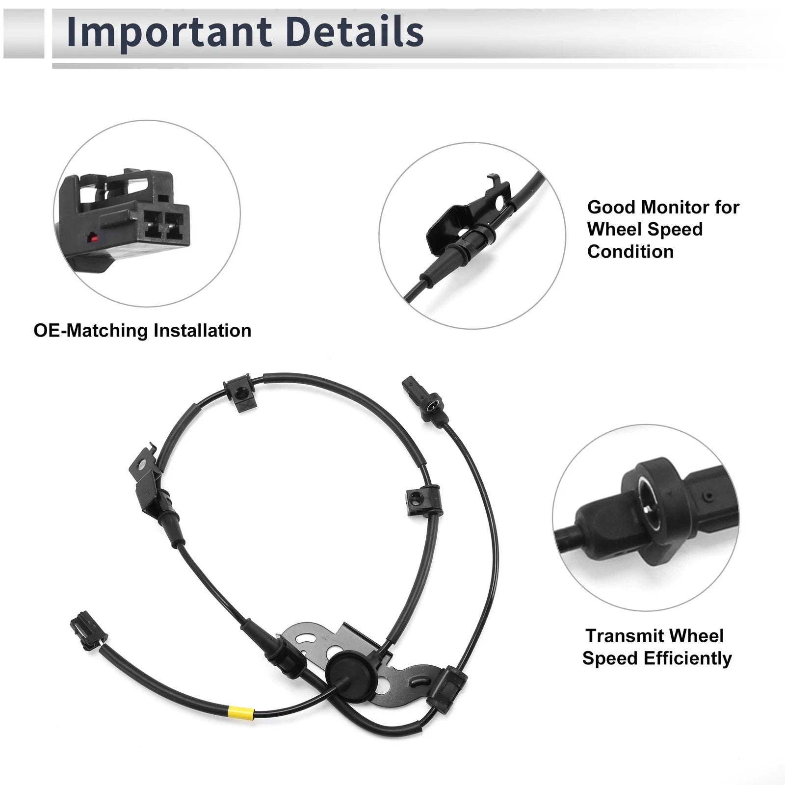 ABS Wheel Speed Sensor No. 59910A6300 for Hyundai I30 (2011)