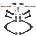 12x Front Upper Control Arms Tie Rods Pitman Arm for Tahoe Yukon (2000–2006)