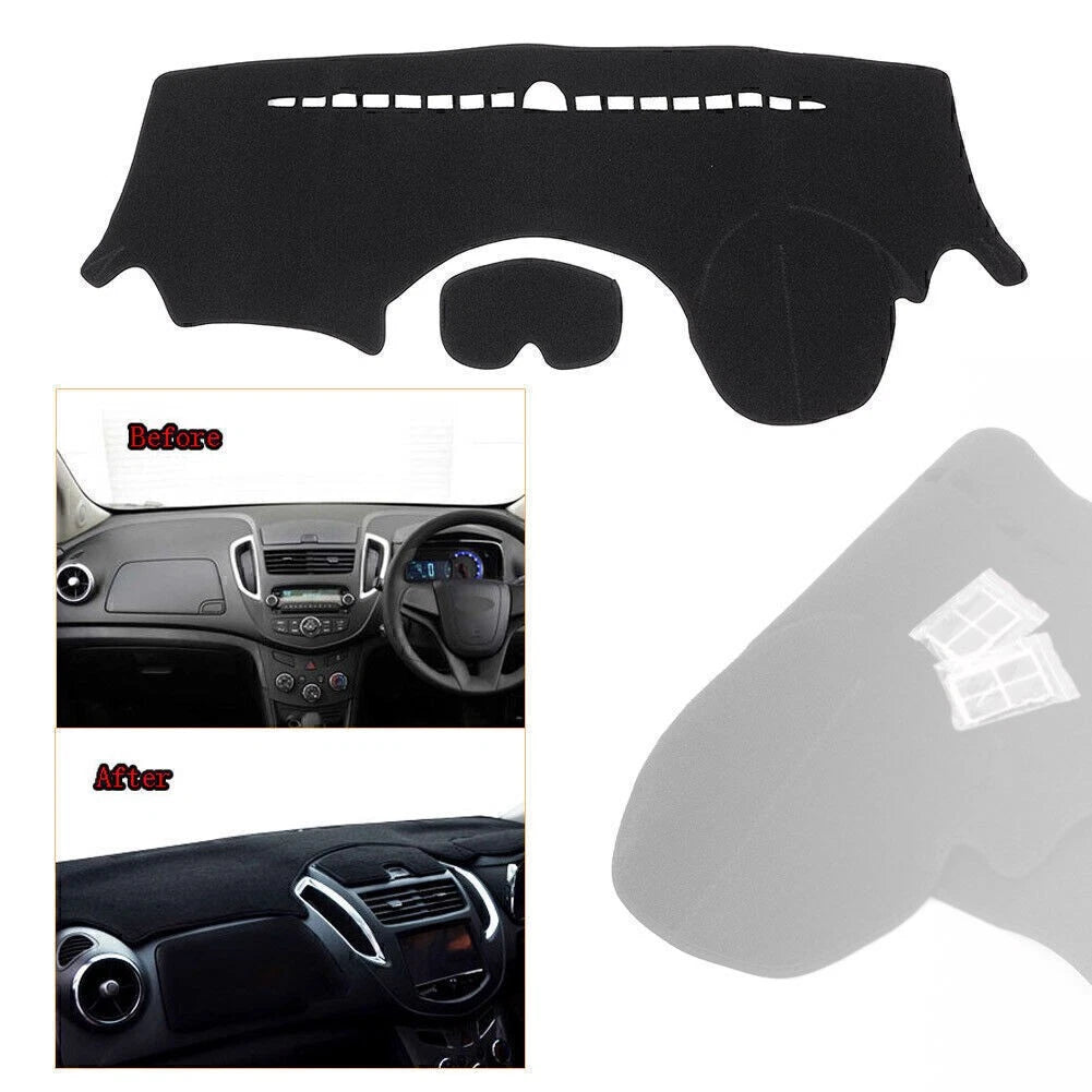 Dash Mat Sun Cover Pad for Holden Trax (2014–2016) Black