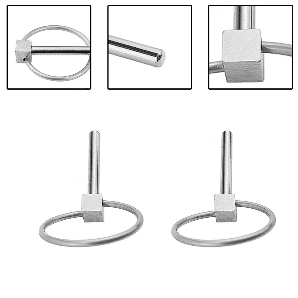 2X 4.5mm Stainless Steel Spring Safety Stop for Marine Hardware
