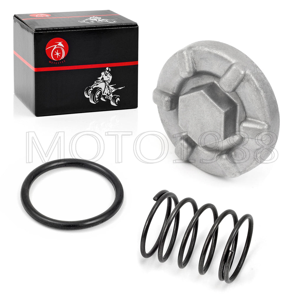 Oil Drain Plug & O-Ring & Spring Kit for Yamaha Raptor Warrior Big Bear 350 400 (2000–2006)
