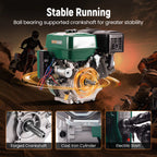 Gasoline Engine Motor for Horizontal Recoil/Electric Start (7/15HP)