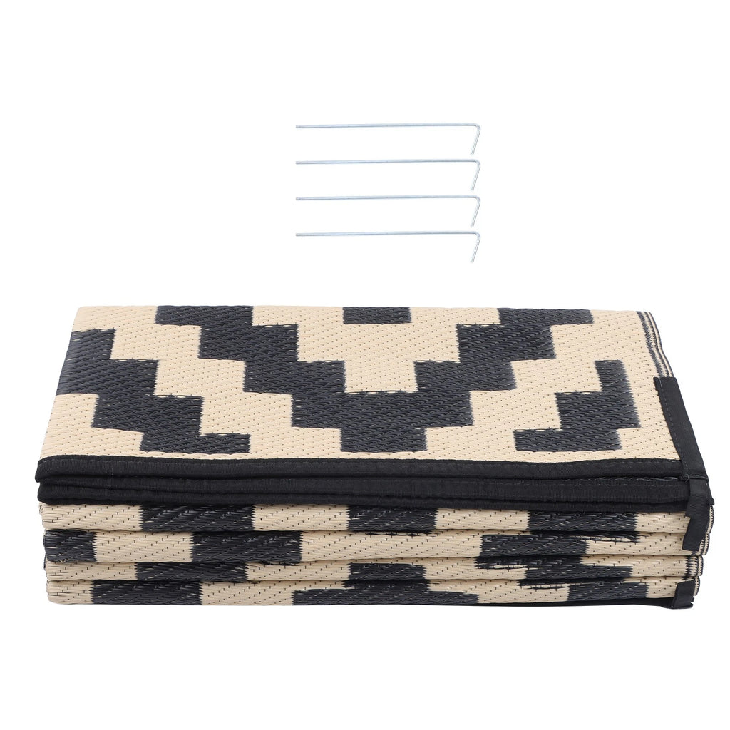 Outdoor Rug 8x10 ft for Camping RV Deck