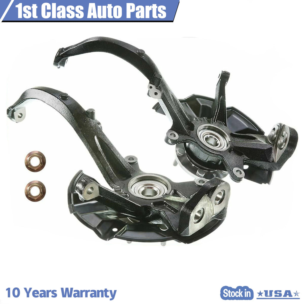 2X Front Wheel Hub & Steering Knuckle for Ford Lincoln Mercury (2006–2012)