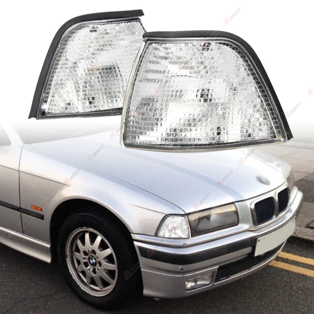 Clear Corner Turn Signal Lamp for BMW E36 3 Series Sedan M3 (1992–1999)