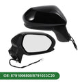 Right Side Door Mirror for Toyota Camry (Manual Folding, Gloss Black)