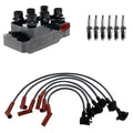 Ignition Coil & Spark Plug Wire Set for Ford Ranger (Gas) (Denso, Hitachi)