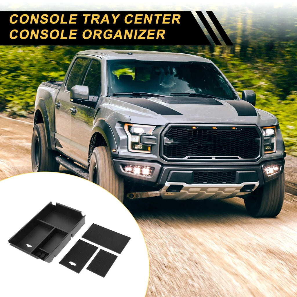 Center Console Armrest Organizer Tray for Ford F-150 (2011–2014)