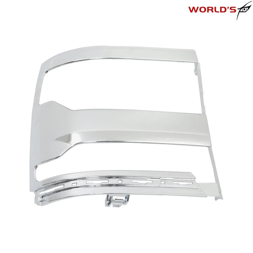Chrome Trim Headlight Bezel Cover for Chevy Silverado 1500 (2016–2018)