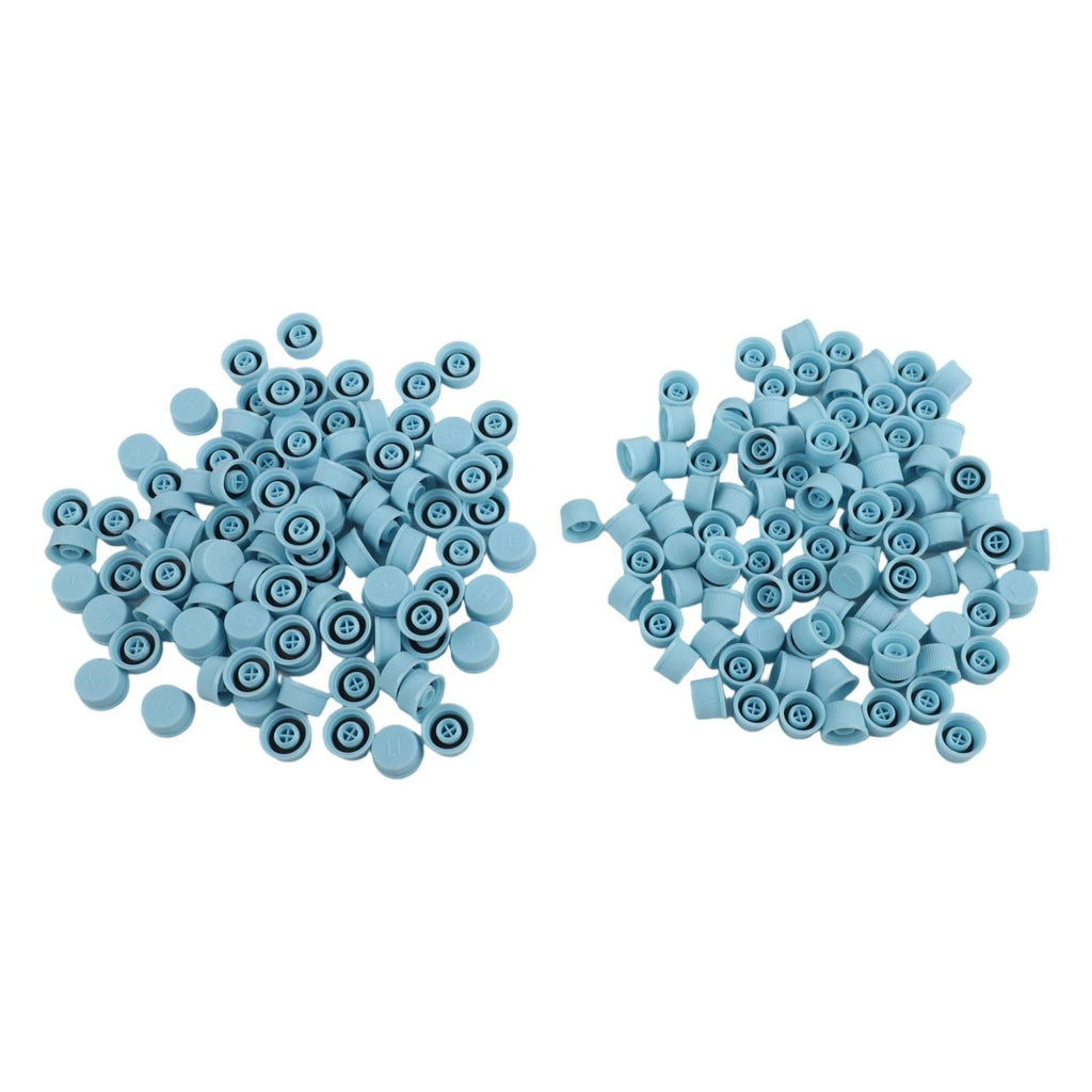 200pcs A/C Valve Core Set for R134a R12 High Low Side Port Dust Cap