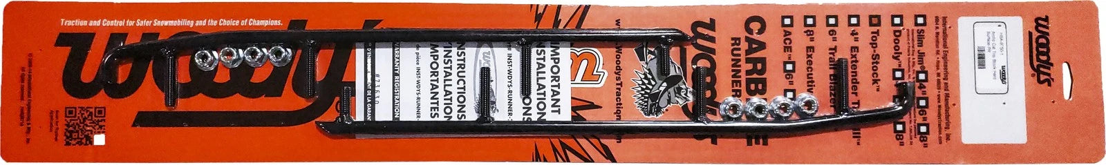 Woodys Hard Weld Runners A/C for Arctic Cat Snowmobiles (1995–2003)
