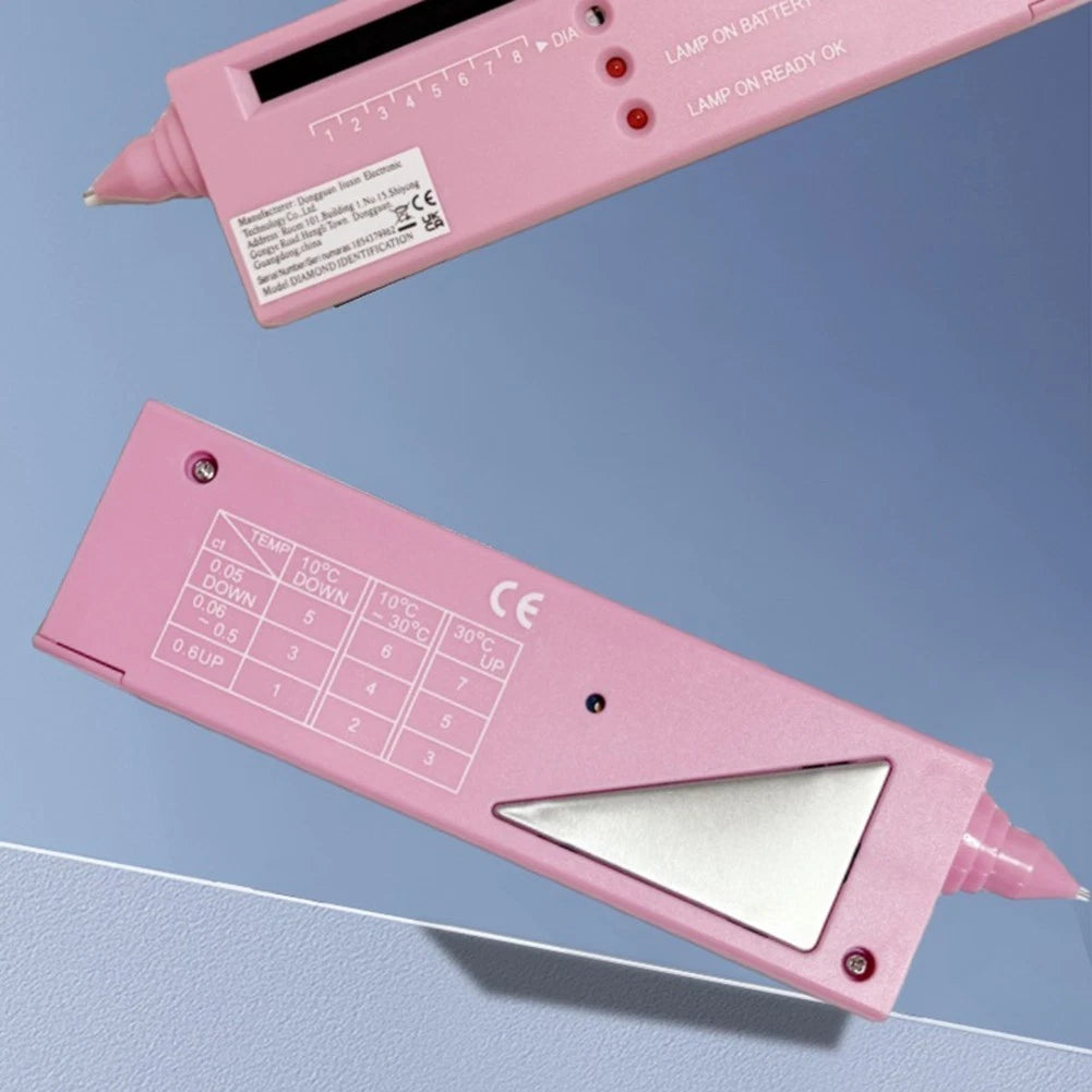 Auger Tester with LED and Audio Signals for Metal Hardness Measurement