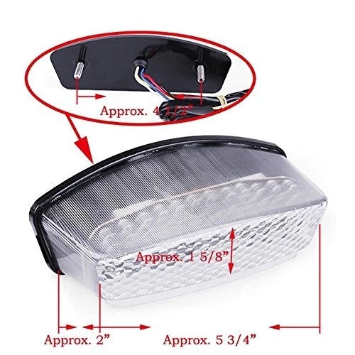 LED Tail Light Brake Turn Signal for Ducati Monster 400/600/620/695/750 (1994–2008)