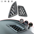 Carbon Fiber Inner Pattern Dashboard AC Vent Outlet Decor for Honda Civic (2016–2021)